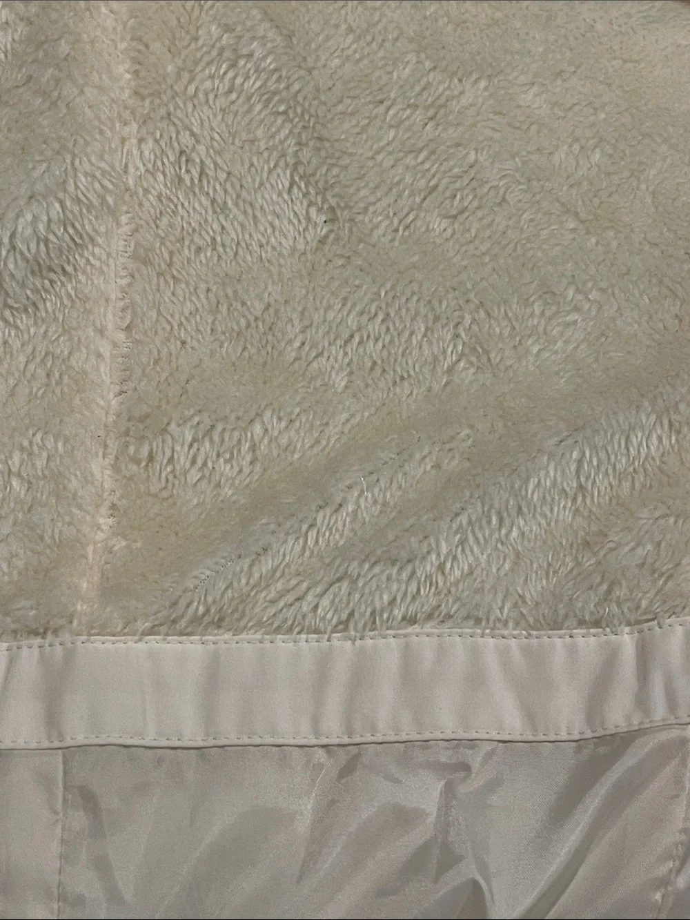 Michael Kors Quilted Cream Puffer Coat